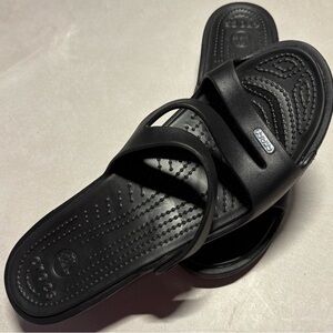 CROCS Black Slide Sandals